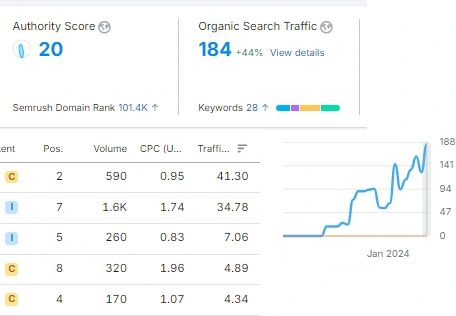 SEO Results